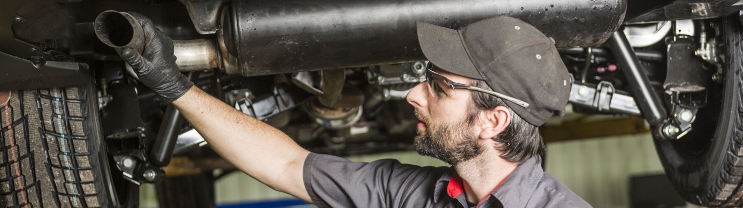 Exhaust repair and muffler service at TQ Auto Care Kitchener Waterloo