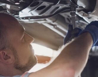 exhaust leak repair on a vehicle at TQ Auto Care in Kitchener-Waterloo, ON